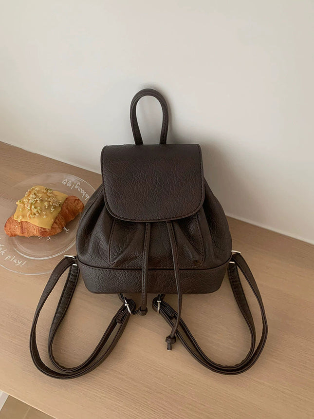 Fashionable College Student Backpack for Women 2026 New Versatile Mini Backpack Travel Bag School Bag