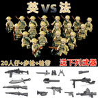 20 British and French men send rifles with weapons