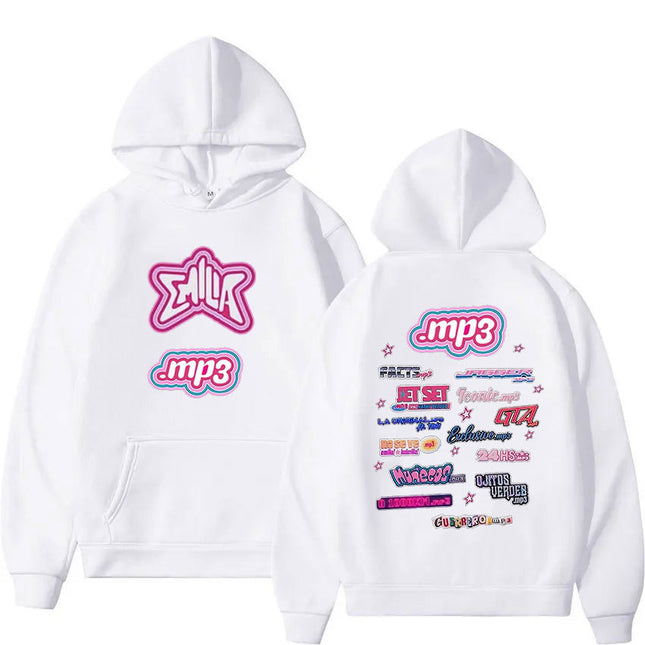 Emilia Mernes Mp3 Tour 2024 Print Hoodie Men Women's Retro H