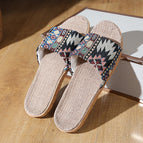 Black [viscose ethnic style opening] / 40-41