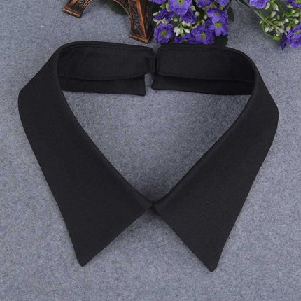 All-Match Decorative Single Collar Solid Color Shirt Collar Women's Collar Bib Summer Fake Collar Cotton Street Small Square Collar