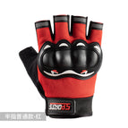 Ordinary half finger red / One size fits all