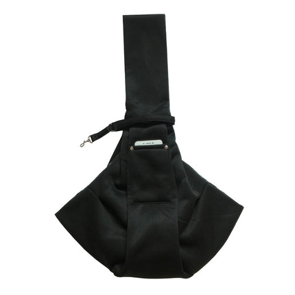 in stock new polyester pet diagonal bag with pocket capacity of 15kg inside out diagonal dog cat bag