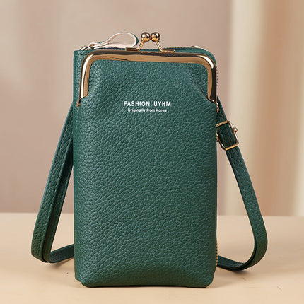 Factory wholesale mobile phone bag women's simple all-match small messenger bag multi-use change purse mobile phone bag Mini small bag for women