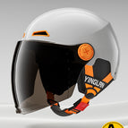 One size fits all / [a-zen1.0] starry sky gray [long sunglasses] + detachable ear protection