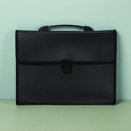 Large Capacity Portable Folder Test Paper Storage Folder Data File Briefcase a4 Multi-Layer Diamond Organ Bag