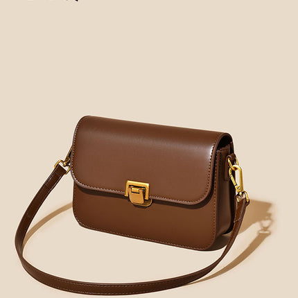 Vansiman Women's Bag Spring and Summer Bag Women's Crossbody Bag High-end Underarm Bag Bags Shiling Bag Leather Bag