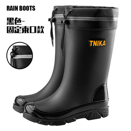 Men's High-Top Outdoor Functional Rain Boots 20/30/39 Mid-High-Top Non-Slip Fishing Wading Shoes Labor Protection Men's Shoes