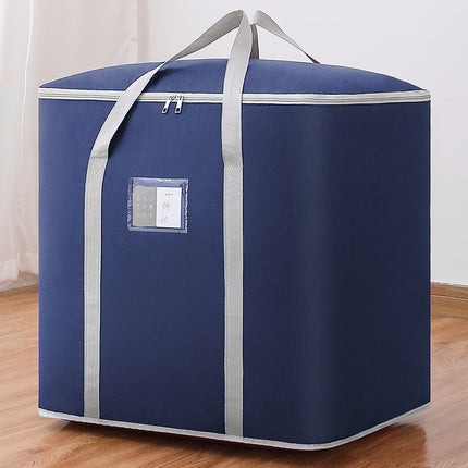 Quilt Storage Bag, Extra Large Capacity, Thickeneded Oxford Cloth, Special Moving, Packing and Organizing Woven Bag for Quilts and Clothing