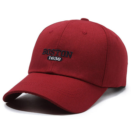 2024 New Korean Dongdaemun Deep Soft Top Baseball Cap Women's Face Small Cap Men's Wine Red Khaki Hat