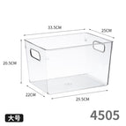 4505. transparent box-large square size [cannot be stacked]
