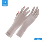 Smiley face elongated beige / One Size