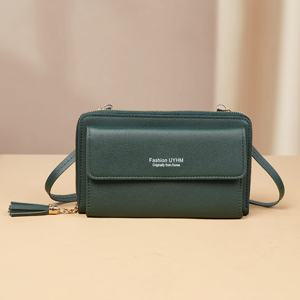 Factory Wholesale Mobile Phone Bag Women's Small Crossbody Shoulder Bag Multifunctional Multi-Card Holder Mini Small Bag Wallet