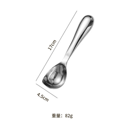 New 304 Stainless Steel Ice Cream Spoon Self-melting Ice Cream Spoon Digging Watermelon Fruit Ball Digger Eating Melon Artifact Spoon