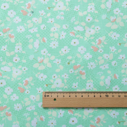 160cm cotton twill fabric pastoral floral cotton fabric handmade clothing bedding cotton flower flower