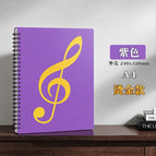 note style purple / 30 pages (can fit 60 sheets of paper)