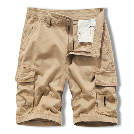 Classic Tooling Pants Amazon Summer New Tooling Shorts Men's Large Size Loose Pure Cotton Mid-length Pants Cross-border Men's Wear