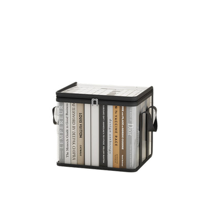 Extra Large Book Dust-Proof Storage Bag, Transparent Waterproof Transparent Book Classification, Stackable Desk Book Storage Box