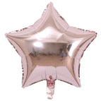 10inch rose gold five-pointed star