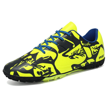 Professional Training Football Shoes Low-top Leather Spikes Football sneaker Low-top Youth Sneakers plus size Cross-border