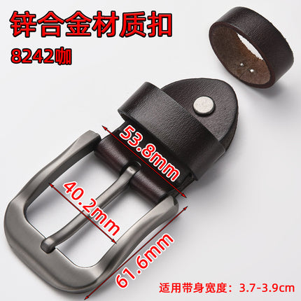 Men's Belt Buckle Pin Buckle Belt Buckle Head Waist Trousers Belt Buckle Head Leather Belt Belt Buckle Fittings