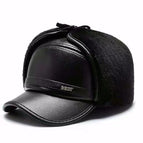 Large ear protection leather [black]