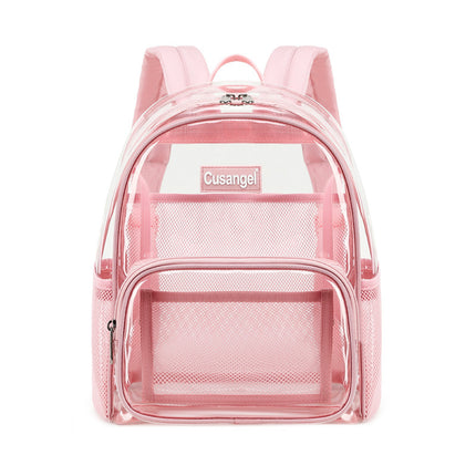 2026 New Transparent Backpack for Women, Amazon Jelly Backpack, Eco-Friendly Tpu Student School Bag, Fashionable and Versatile