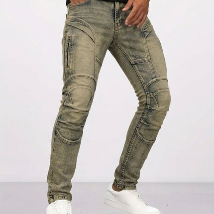 Foreign Trade Carefully Selects Good Goods, Motorcycle Jeans for Men, Stretch Cycling Pants, Kevlar Tear-Resistant Motorcycle Jeans