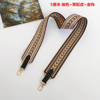 5cm brown + black leather / [silver hook]