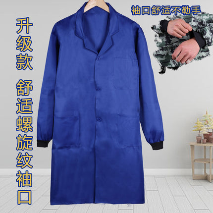 gown overalls men's and women's overalls thin breathable dustproof wear-resistant dirt-resistant transport clothing workshop labor protection clothing long