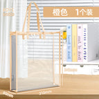 [orange] transparent jelly pvc handbag + admission ticket 1323