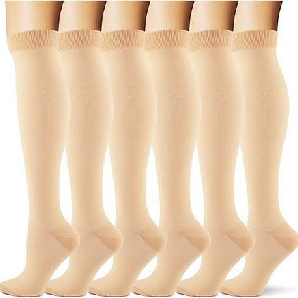 32 6 pairs of Amazon cross-border compression socks suit stockings sports running fitness compression socks calf socks