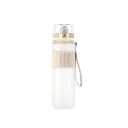 Frosted Handfeel Sports Water Cup Plastic Handheld Cup Men's and Women's Creative Portable Student Kettle with Lid High Color Value Water Cup