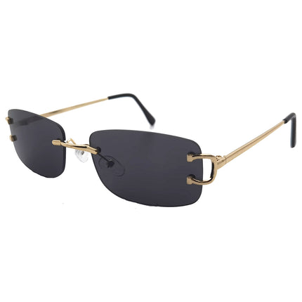 8120 Square Frameless Cut-edge Sunglasses Women's European and American Fashion INS Style Street Tide Sunglasses Personalized Small Glasses