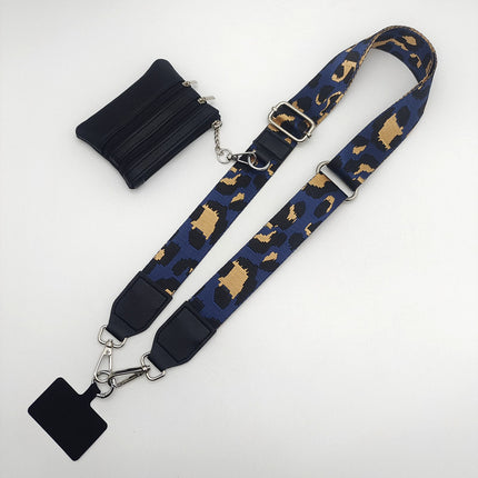 Hot-selling mobile phone strap replaceable detachable hand strap with coin purse mobile phone lanyard Amazon cross-border