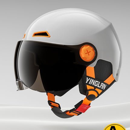 [Aerozen1.0 Helmet] Women's Electric Bike Helmet with 3C Certification, Men's Half Helmet for Motorcycle Riding, Starry Sky Edition