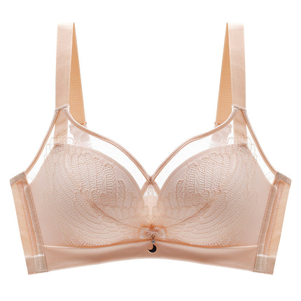 Explosions Swan Dream Lace Bra Gather No Steel Ring Women's Adjustable Underwear Thickness Cup Factory Explosions on behalf of the hair