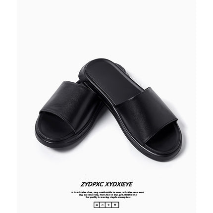 Sandals for Men in Summer, Non-Slip, Soft-Soled, Outdoor and Indoor, Thick-Soled, Outdoor Slippers for Men 1400-B