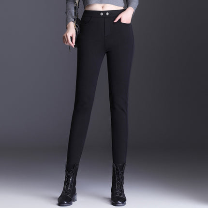 Cross-border Live High-end Aocado Base Magic Pants Women's Outer Wear Moisturizing Warm fleece-lined Thickened Slimming Leggings