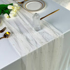 A 2m yarn white beads / 150*300CM
