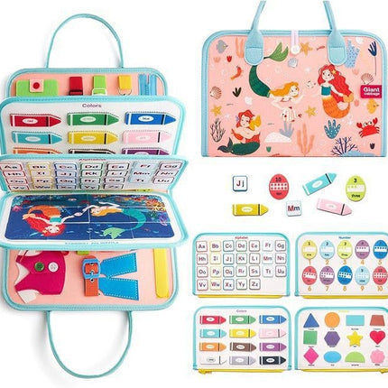 Felt Learning Board Children's Educational Early Education Board DIY Teaching Aids Infant Toys Busy Board Busy Board DIY