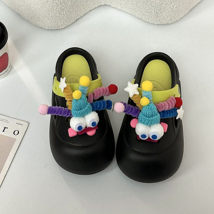 Shake Stick Clogs for Women 2026 Spring and Summer New Style Cute DIY Shoe Decorations Detachable Trendy Shoes