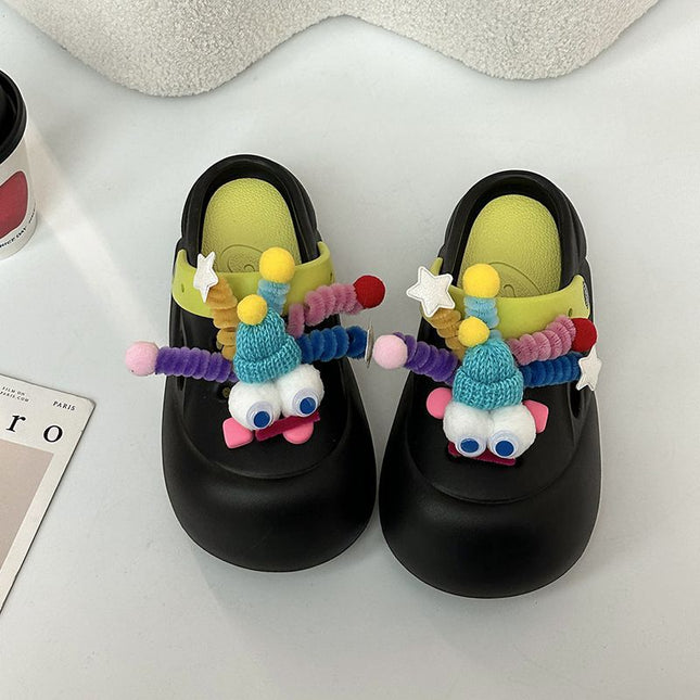 Shake Stick Clogs for Women 2026 Spring and Summer New Style Cute DIY Shoe Decorations Detachable Trendy Shoes