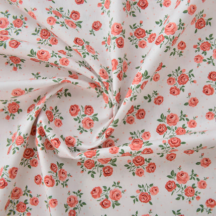 160cm cotton twill fabric pastoral floral cotton fabric handmade clothing bedding cotton flower flower