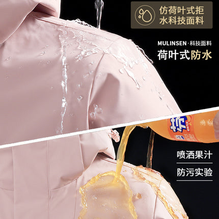Fanset Trendy Brand Three-In-One Jacket for Men and Women in Autumn and Winter New Detachable Two-Piece Hiking and Mountaineering Jacket