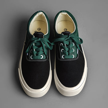 Spring and Autumn New Color-matching Casual Canvas Shoes Women's Korean Style ulzzang Couple's Skate Shoes Student Trendy Board Shoes
