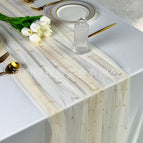 A3 champagne yarn champagne beads / 150*300CM