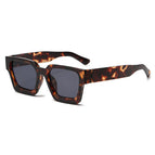 Leopard print frame black and gray piece