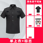 511 black quick-drying short sleeves [single top + logo] / 185/3XL