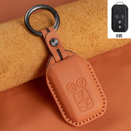 Suitable for Suzuki SUZUKI XL7 first layer cowhide key case solio Muni hustler leather ertiga